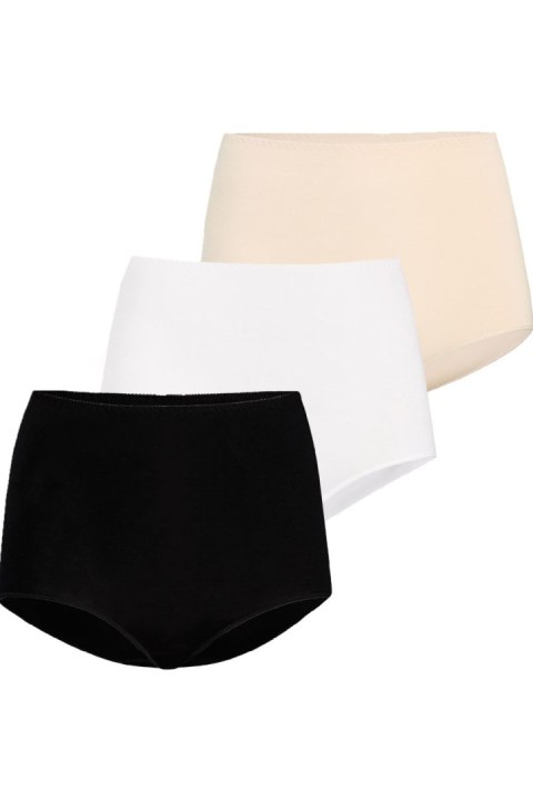 Figi Komplet figi Model Classico 148-3 Black/White/Beige - Teyli Teyli Figi Komplet figi Model Classico 148-3 Black/White/Beige - Teyli Teyli