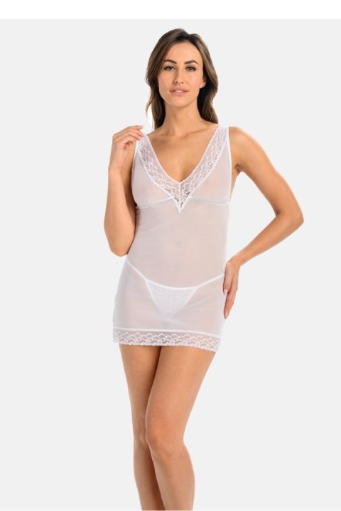 Koszula Model Herty 2126 White - Teyli Teyli Koszula Model Herty 2126 White - Teyli Teyli