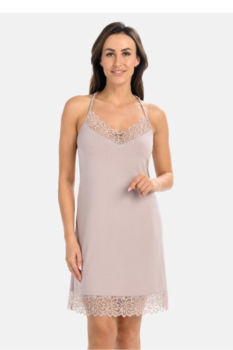 Koszulka Model Kolhi 2802-1 Cacao - Teyli Teyli Koszulka Model Kolhi 2802-1 Cacao - Teyli Teyli