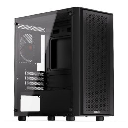 Obudowa KRUX Scor M-ATX, z oknem, bez zasilacza, czarna COOLING.PL