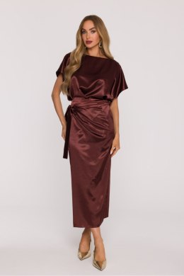Sukienka Model MOE887 Brown - Moe Moe