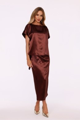 Sukienka Model MOE887 Brown - Moe Moe