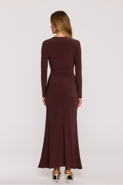 Sukienka Model MOE891 Brown - Moe Moe Sukienka Model MOE891 Brown - Moe Moe