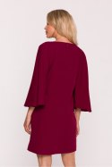 Sukienka Model S426 Bordo - Stylove Stylove
