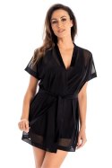 Szlafrok Model Mona 2905 Black - Teyli Teyli Szlafrok Model Mona 2905 Black - Teyli Teyli