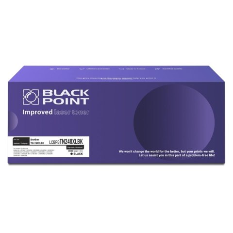 Toner Black Point do Brother (TN-248XLBK) Black 3000 str. z chipem Black Point S.A. Toner Black Point do Brother (TN-248XLBK) Black 3000 str. z chipem Black Point S.A.