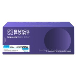 Toner Black Point do Brother (TN-248XLC) Cyan 2300 str. z chipem Black Point S.A.