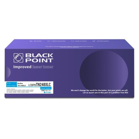 Toner Black Point do Brother (TN-248XLC) Cyan 2300 str. z chipem Black Point S.A. Toner Black Point do Brother (TN-248XLC) Cyan 2300 str. z chipem Black Point S.A.