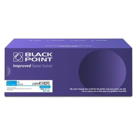 Toner Black Point do Hp (CF411X) Cyan 5000 str. z chipem Black Point S.A. Toner Black Point do Hp (CF411X) Cyan 5000 str. z chipem Black Point S.A.