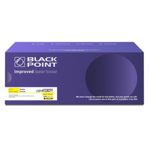 Toner Black Point do Hp (CF412X) Yellow 5000 str. z chipem Black Point S.A. Toner Black Point do Hp (CF412X) Yellow 5000 str. z chipem Black Point S.A.
