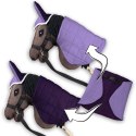 DERKA DWUSTRONNA I NAUSZNIKI SKIPPI DLA HOBBY HORSE - FIOLET