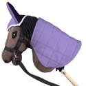 DERKA DWUSTRONNA I NAUSZNIKI SKIPPI DLA HOBBY HORSE - FIOLET
