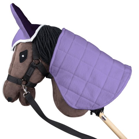 DERKA DWUSTRONNA I NAUSZNIKI SKIPPI DLA HOBBY HORSE - FIOLET DERKA DWUSTRONNA I NAUSZNIKI SKIPPI DLA HOBBY HORSE - FIOLET