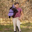 DERKA DWUSTRONNA I NAUSZNIKI SKIPPI DLA HOBBY HORSE - FIOLET