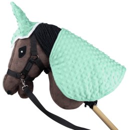 DERKA I NAUSZNIKI SKIPPI DLA HOBBY HORSE - MIĘTA - PREZENT NA DZIEŃ DZIECKA