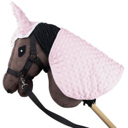 DERKA I NAUSZNIKI SKIPPI DLA HOBBY HORSE - RÓŻOWA- PREZENT NA DZIEŃ DZIECKA