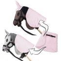 DERKA I NAUSZNIKI SKIPPI DLA HOBBY HORSE - RÓŻOWA- PREZENT NA DZIEŃ DZIECKA
