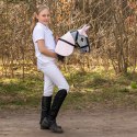 DERKA I NAUSZNIKI SKIPPI DLA HOBBY HORSE - RÓŻOWA- PREZENT NA DZIEŃ DZIECKA