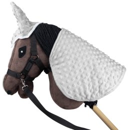 DERKA I NAUSZNIKI SKIPPI DLA HOBBY HORSE - SZARA - PREZENT NA DZIEŃ DZIECKA