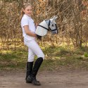 DERKA I NAUSZNIKI SKIPPI DLA HOBBY HORSE - SZARA - PREZENT NA DZIEŃ DZIECKA