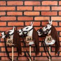 HOBBY HORSE SKIPPI A5 - W PLAMY - BRĄZOWE PLAMKI - KOŃ NA KIJU - KANTAR