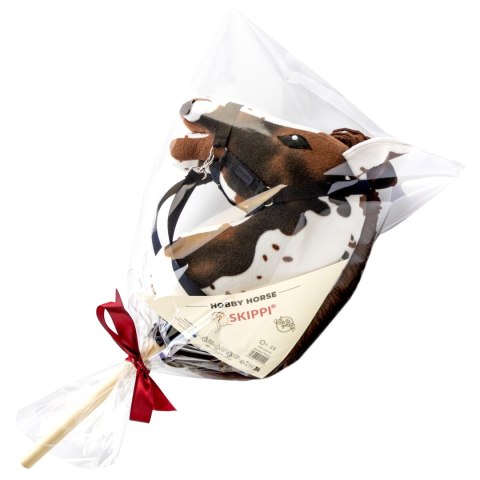 HOBBY HORSE SKIPPI A5 - W PLAMY - BRĄZOWE PLAMKI - KOŃ NA KIJU - KANTAR HOBBY HORSE SKIPPI A5 - W PLAMY - BRĄZOWE PLAMKI - KOŃ NA KIJU - KANTAR