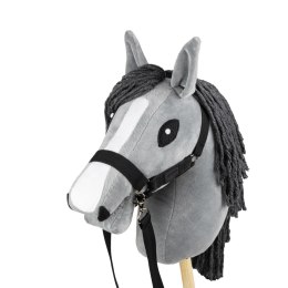 HOBBY HORSE SKIPPI - KOŃ NA KIJU - SZARY A4 - PREZENT DLA DZIECKA