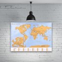 MAPA ODKRYWCY ŚWIAT PL ZDRAPKA PODRÓŻNIKA PREZENT