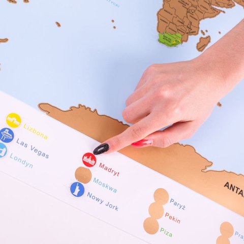 MAPA ODKRYWCY ŚWIAT PL ZDRAPKA PODRÓŻNIKA PREZENT MAPA ODKRYWCY ŚWIAT PL ZDRAPKA PODRÓŻNIKA PREZENT