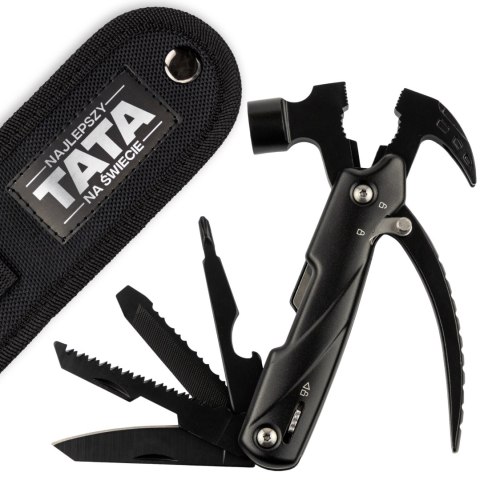 MULTITOOL - NARZĘDZIE WIELOFUNKCYJNE DLA TATY - MŁOTEK OBCĘGI NÓŻ ŚRUBOKRĘT