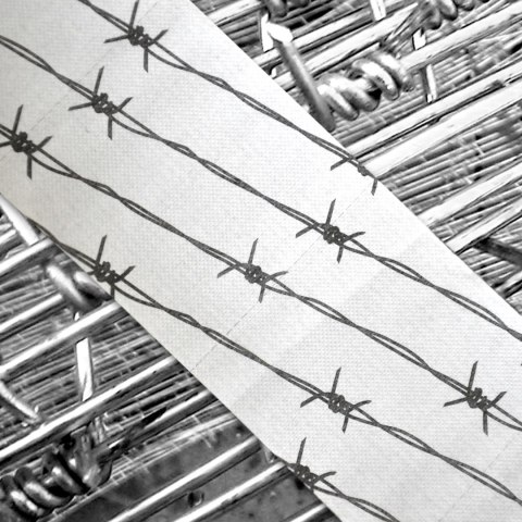 PAPIER TOALETOWY DRUT KOLCZASTY - BEZ PUDEŁKA PAPIER TOALETOWY DRUT KOLCZASTY - BEZ PUDEŁKA