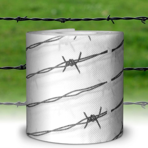 PAPIER TOALETOWY DRUT KOLCZASTY - BEZ PUDEŁKA PAPIER TOALETOWY DRUT KOLCZASTY - BEZ PUDEŁKA