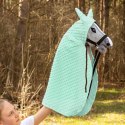 PELERYNA SKIPPI DLA HOBBY HORSE - MIĘTOWA - DŁUGA DERKA - KROPIERZ