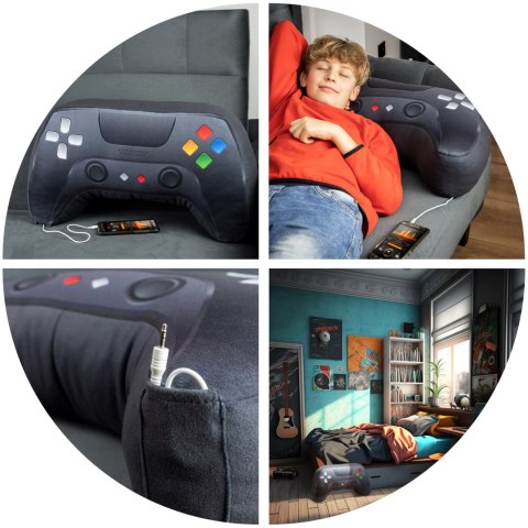 PODUSZKA W KSZTAŁCIE PADA Z UKRYTYM GŁOŚNIKIEM