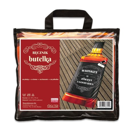 RĘCZNIK BUTELKA WHISKY PREZENT DLA FACETA CHŁOPAKA