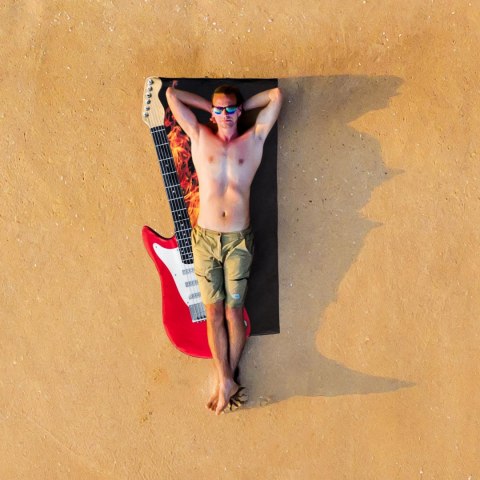 RĘCZNIK GITARA PLAŻOWY PREZENT DLA MUZYKA POLSKI