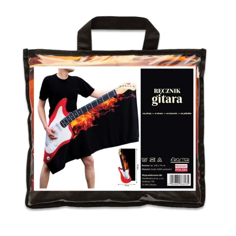 RĘCZNIK GITARA PLAŻOWY PREZENT DLA MUZYKA POLSKI
