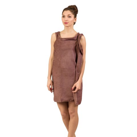 RĘCZNIKO - SZLAFROK BRĄZOWY RĘCZNIK RAMIĄCZKA