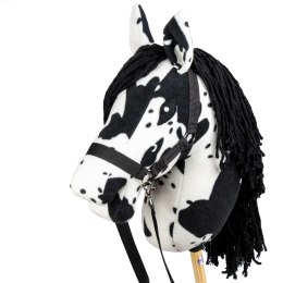 SKIPPI HOBBY HORSE - W PLAMY - CZARNE PLAMKI - KOŃ NA KIJU - KANTAR