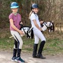 SKIPPI HOBBY HORSE - W PLAMY - CZARNE PLAMKI - KOŃ NA KIJU - KANTAR