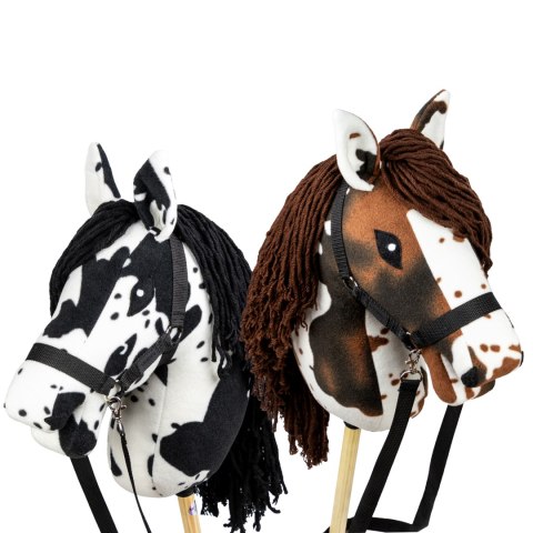 SKIPPI HOBBY HORSE - W PLAMY - CZARNE PLAMKI - KOŃ NA KIJU - KANTAR SKIPPI HOBBY HORSE - W PLAMY - CZARNE PLAMKI - KOŃ NA KIJU - KANTAR