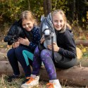 SKIPPI HOBBY HORSE Z KANTAREM CZARNY KOŃ A3 DUŻY