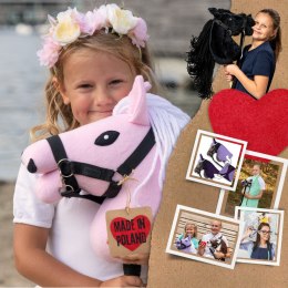 SKIPPI - LEKKI MAŁY HOBBY HORSE A5 - RÓŻOWY - PREZENT NA DZIEŃ DZIECKA