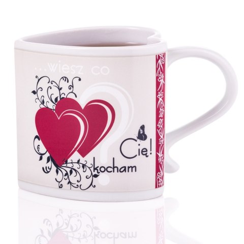 ZASKAKUJĄCY KUBECZEK DELUXE WALENTYNKI NIEJ NIEGO