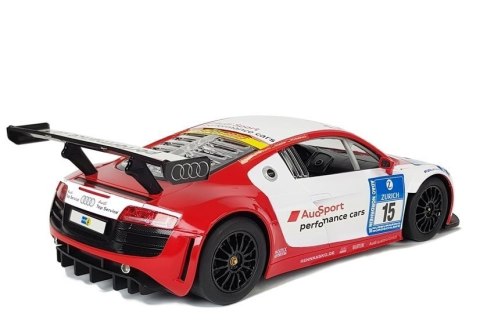 Auto R/C Audi R8 LMS Rastar 1:14 Biało-Czerwone Rastar Auto R/C Audi R8 LMS Rastar 1:14 Biało-Czerwone Rastar
