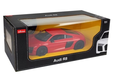 Auto R/C Audi R8 Rastar 1:14 Czerwone na pilota Rastar Auto R/C Audi R8 Rastar 1:14 Czerwone na pilota Rastar