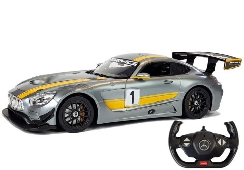 Auto R/C Mercedes AMG GT3 Rastar 1:14 Szare na pilota Rastar Auto R/C Mercedes AMG GT3 Rastar 1:14 Szare na pilota Rastar