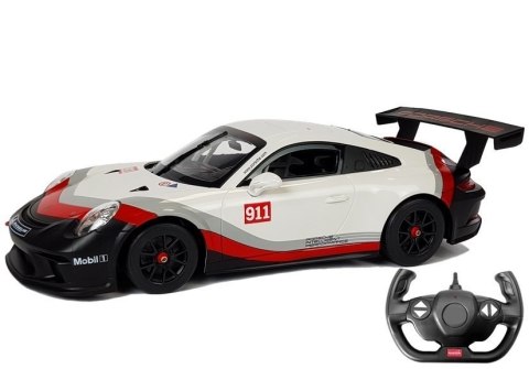 Auto R/C Porsche 911 GT3 CUP Rastar 1:14 Białe na pilota Rastar Auto R/C Porsche 911 GT3 CUP Rastar 1:14 Białe na pilota Rastar