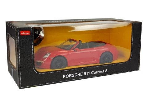 Auto R/C Porsche 911 Carrera S Rastar 1:12 Czerwone na pilota Rastar Auto R/C Porsche 911 Carrera S Rastar 1:12 Czerwone na pilota Rastar