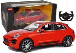 Auto R/C Porsche Macan Turbo Rastar 1:14 Czerwone na pilota Rastar